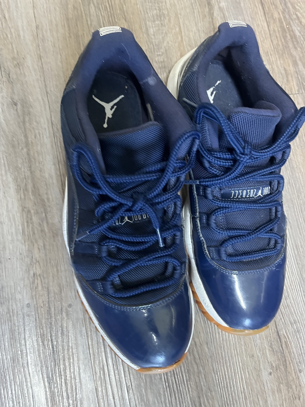 Nike Air Jordan Men's Navy Low-Top Sneakers